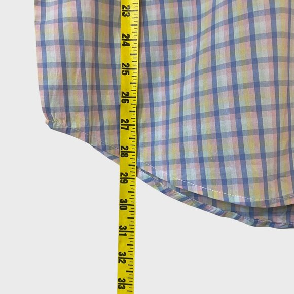 McILHenny Pastel Multi-Check Button-Down Shirt Men's Medium Business-Casual New - Picture 15 of 15
